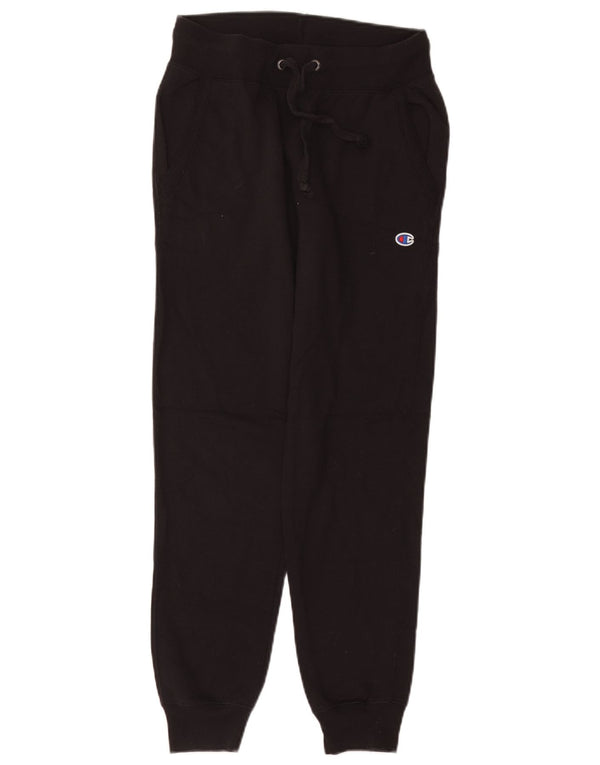 Champion Womens Tracksuit Trousers Joggers UK 10 Small Black Polyester