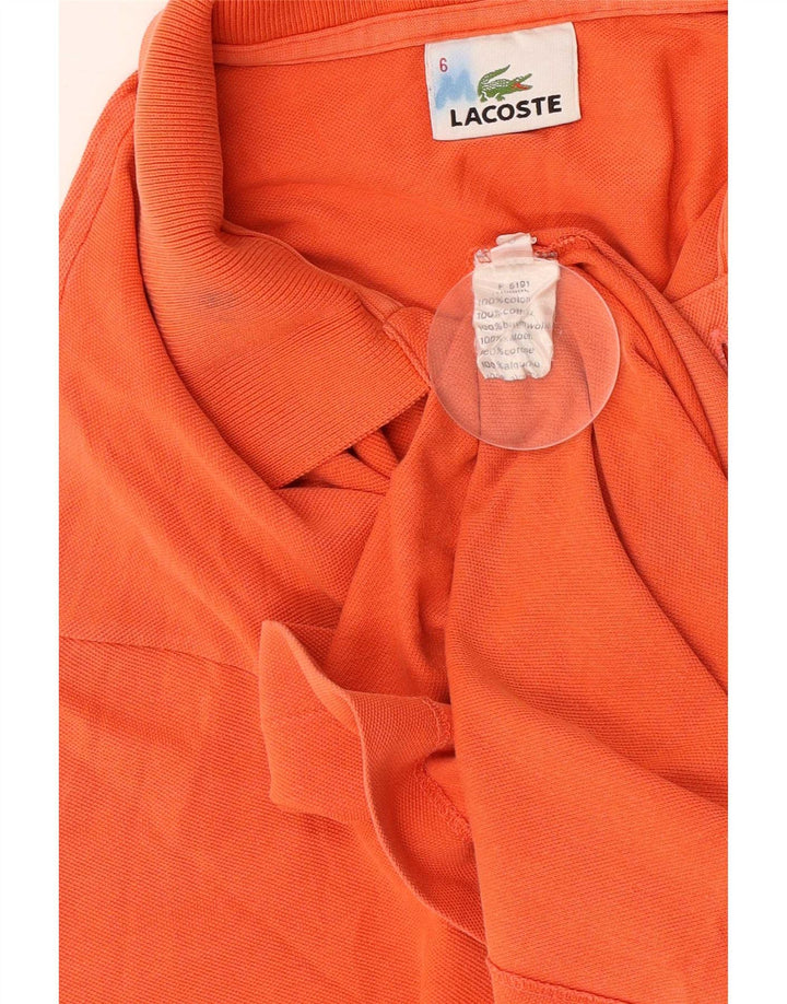 Мужская рубашка-поло Lacoste, размер 6 XL, оранжевая, хлопок