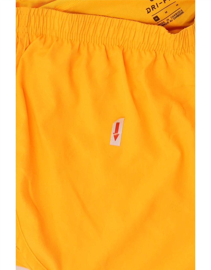 Женские спортивные шорты Nike Dri Fit UK 14, средний оранжевый полиэстер