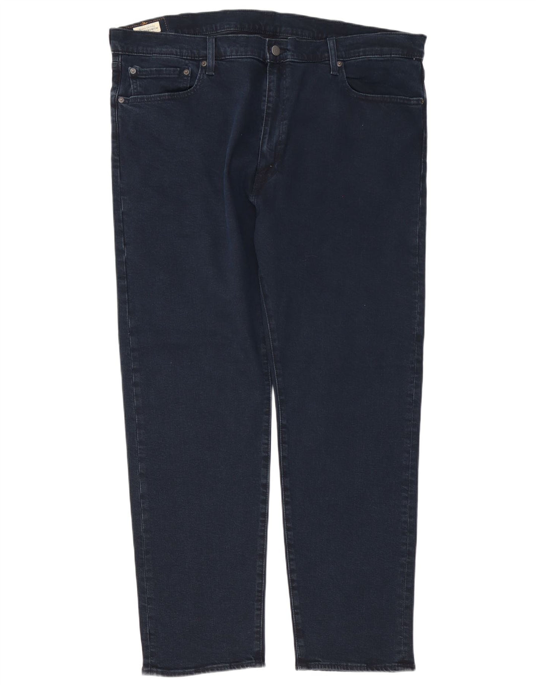 Мужские джинсы Levi's 502 Regular зауженные W42 L32 Темно-синие хлопковые