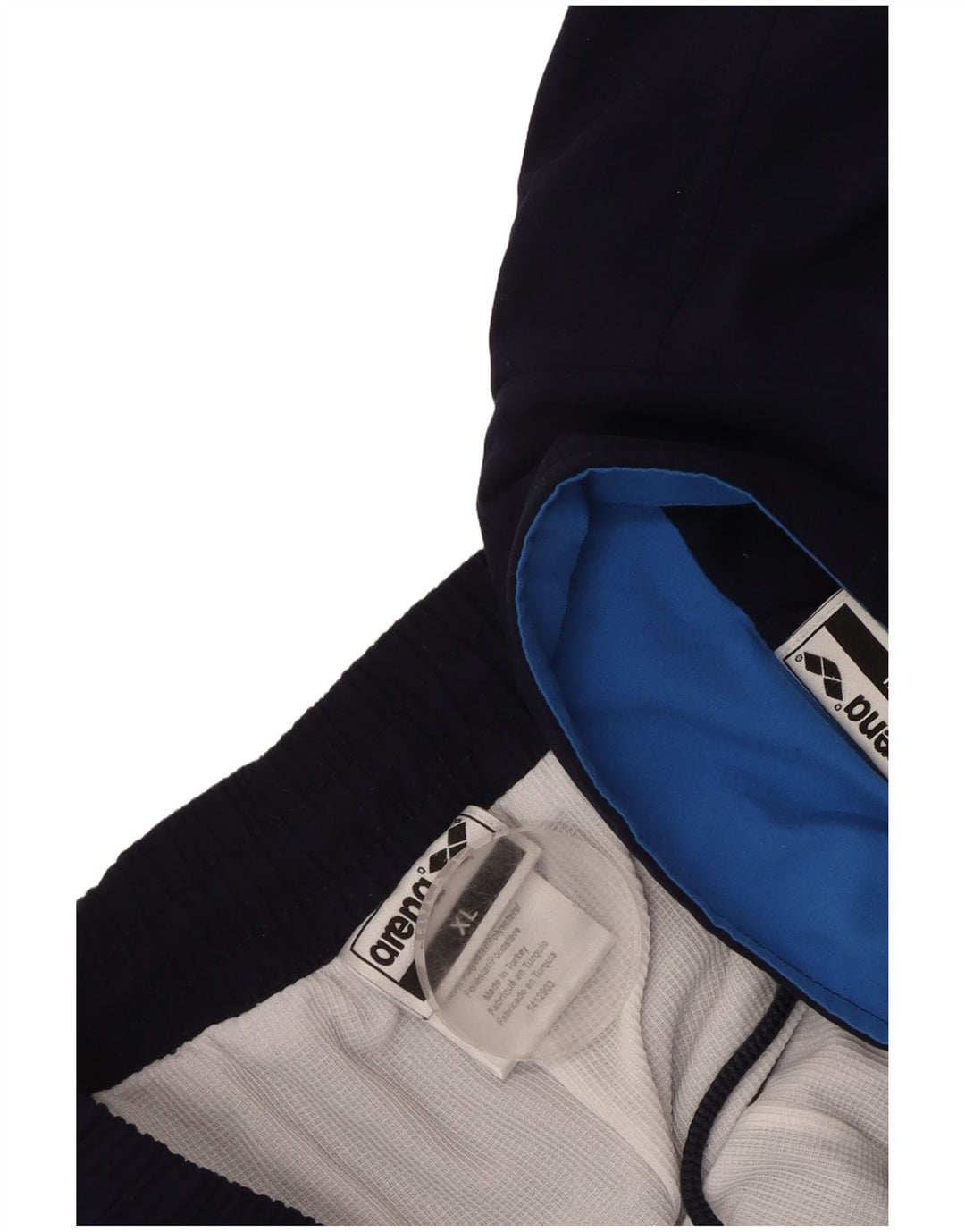 Мужской спортивный костюм Arena, полный спортивный костюм XL, темно-синий, полиэстер с цветными блоками