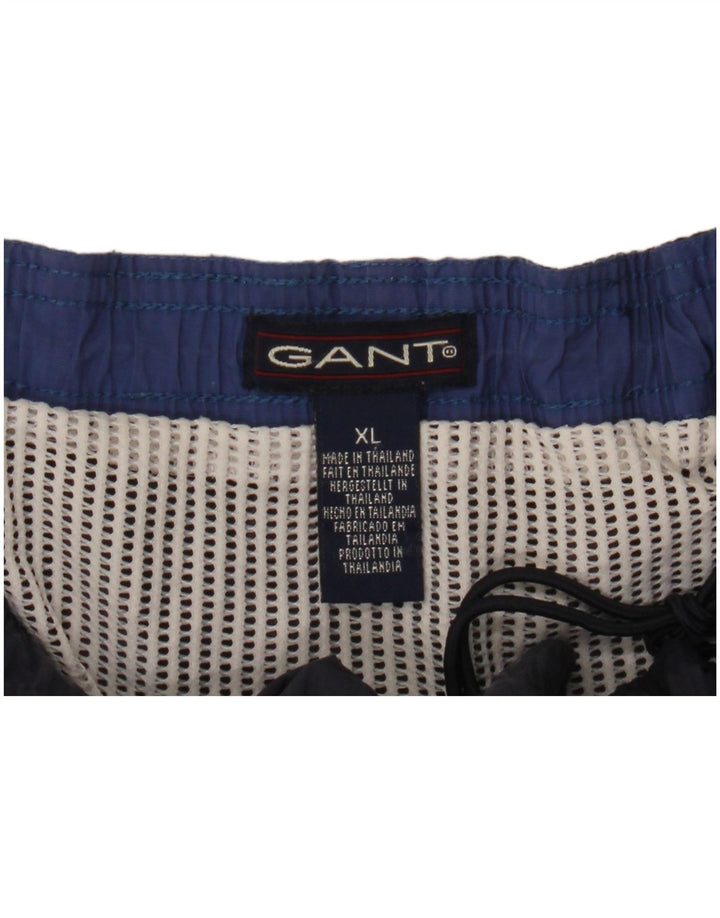 Мужские шорты для плавания GANT XL, темно-синие, нейлон с цветными блоками
