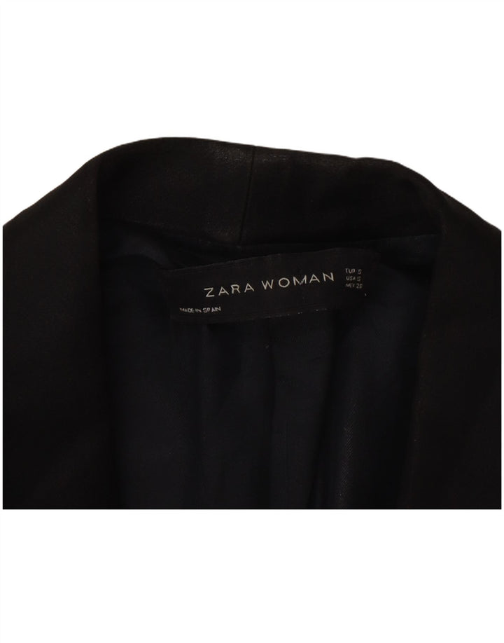 Женский пиджак на 1 пуговице Zara UK 10, маленький черный