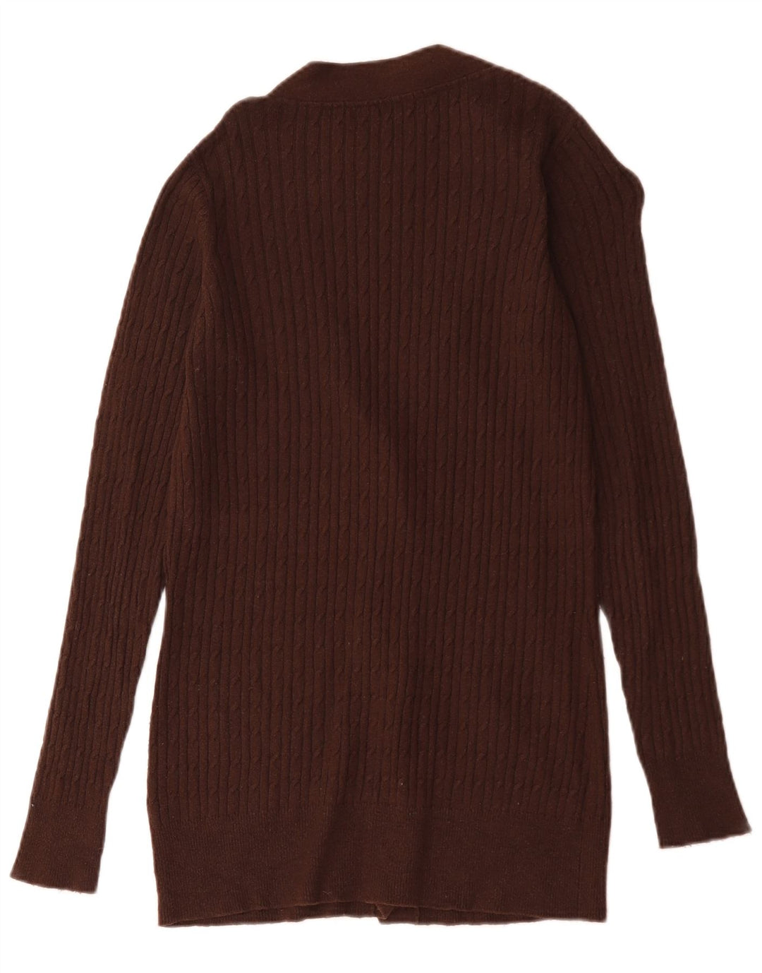 Женский кардиган Zara UK 16, большой коричневый цвет