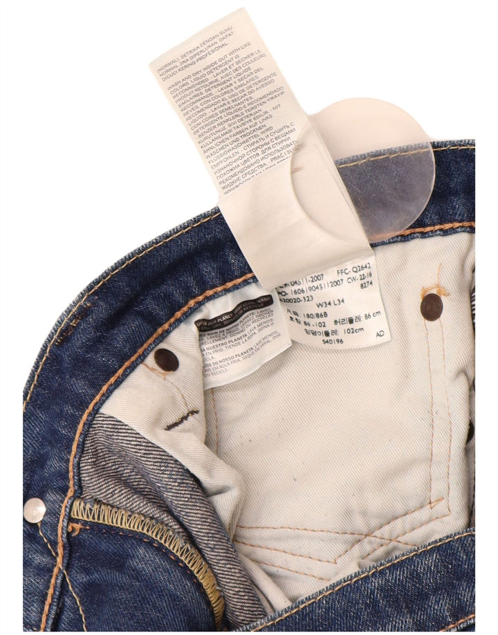 Мужские джинсы Levi's Slim 511 W34 L30 синие, хлопок