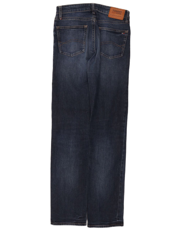 Мужские прямые джинсы Tommy Hilfiger Ryan W30 L34 темно-синие, хлопок