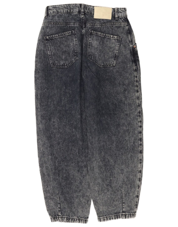 Женские укороченные джинсы с высокой талией Zara EU 36 XS W26 L24, синие, хлопок