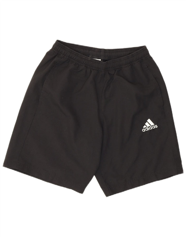 Мужские спортивные шорты Adidas средние черные