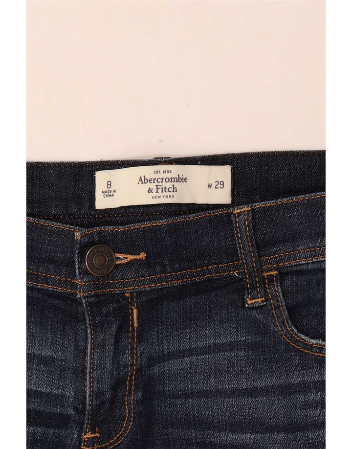 Женские джинсовые шорты Abercrombie & Fitch US 8 Medium W29 Темно-синие