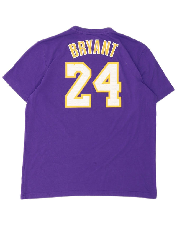Adidas Mens Lakers Футболка с рисунком Top XL Фиолетовый