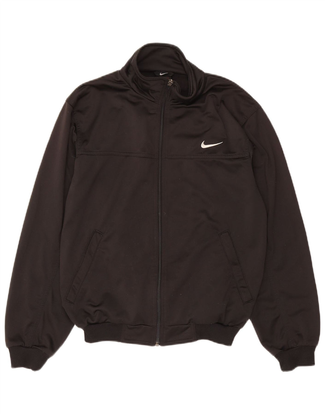 Мужская спортивная куртка с графическим рисунком Nike UK 34/35 XS, черный полиэстер