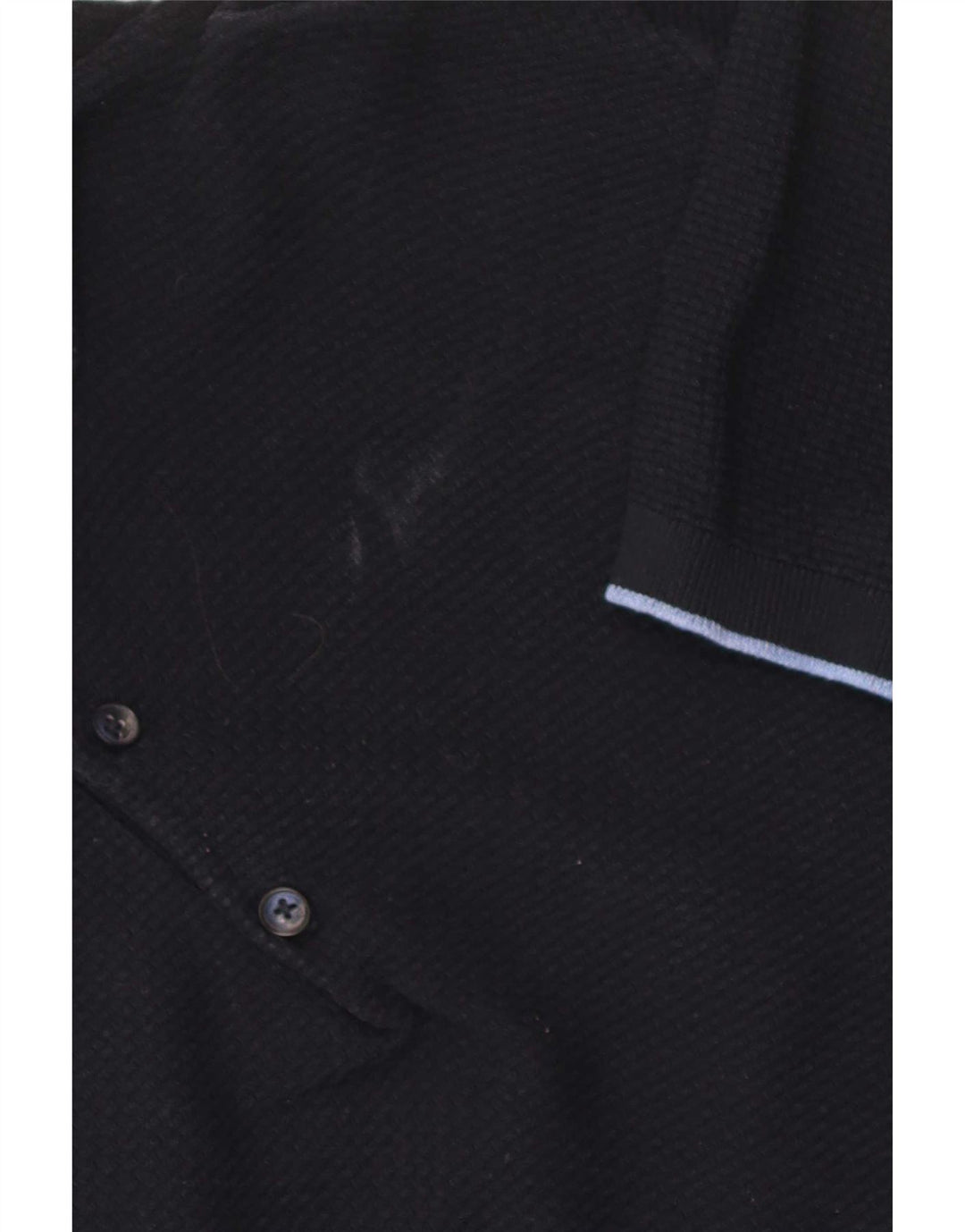 Мужская рубашка-поло Massimo Dutti, темно-синяя, хлопковая