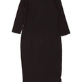 Женское платье-футляр с рукавом 3/4 MARKS & SPENCER UK 10, маленькое черное полиэстер