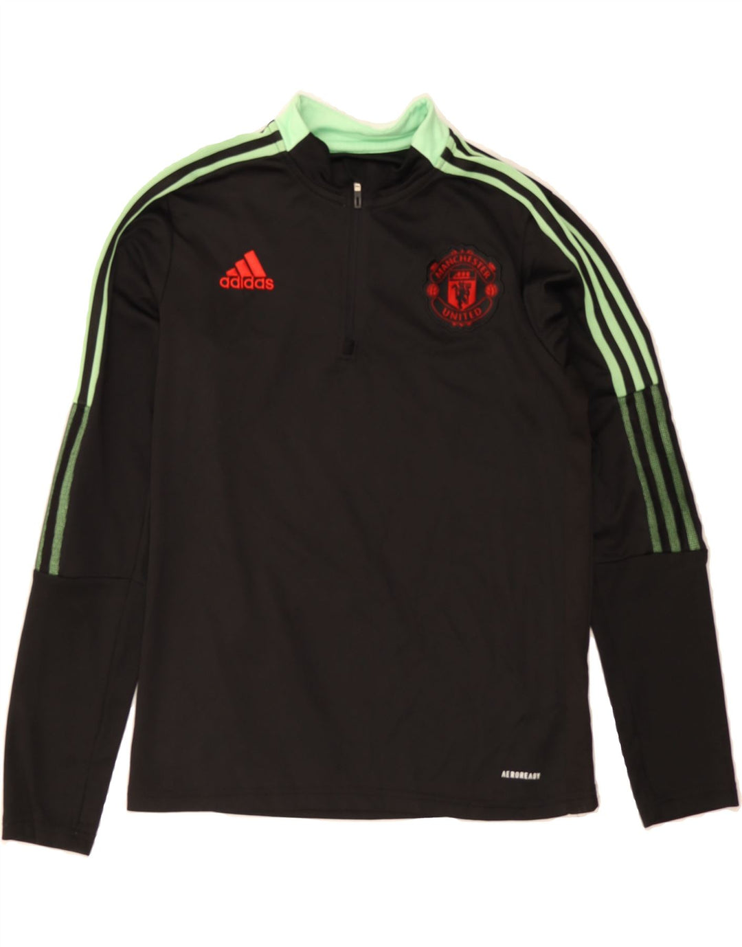 ADIDAS Womens Graphic Pullover Tracksuit Top UK 12 Medium Black Vintage Adidas and Second-Hand Adidas from Messina Hembry 