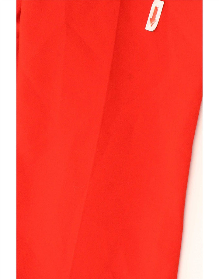 Женские повседневные брюки Zara Bootcut, маленькие W26 L29, красный полиэстер