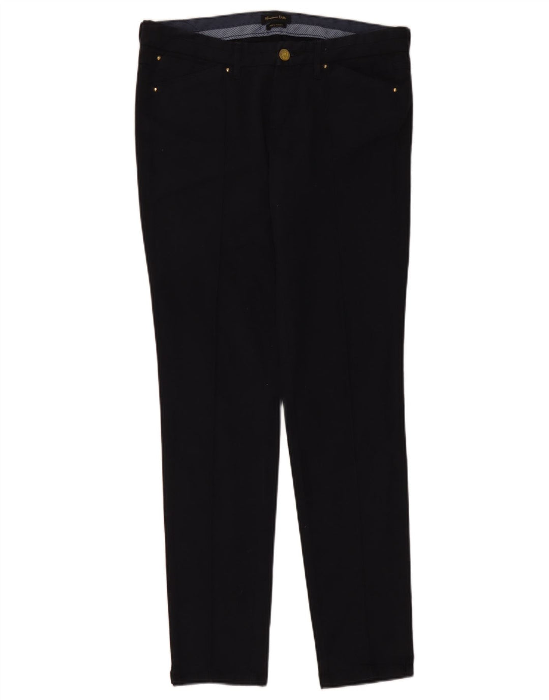 Женские узкие брюки чинос Massimo Dutti EU 40 Medium W30 L31 Темно-синие