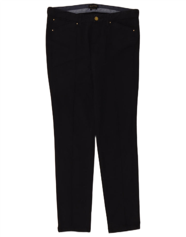 Женские узкие брюки чинос Massimo Dutti EU 40 Medium W30 L31 Темно-синие