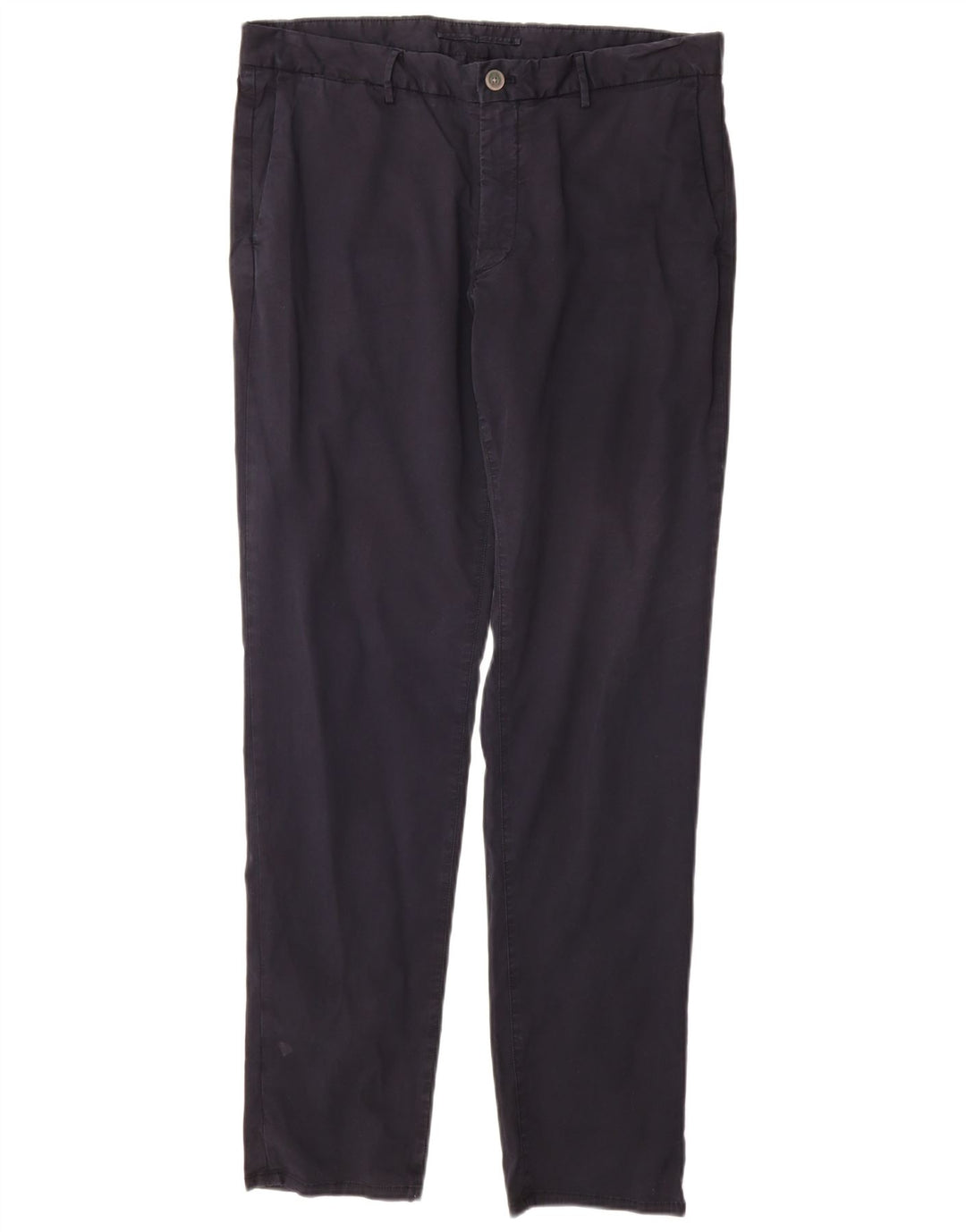 Мужские брюки-чиносы MASSIMO DUTTI Slim Fit EU 44, большие W34 L32, темно-синие