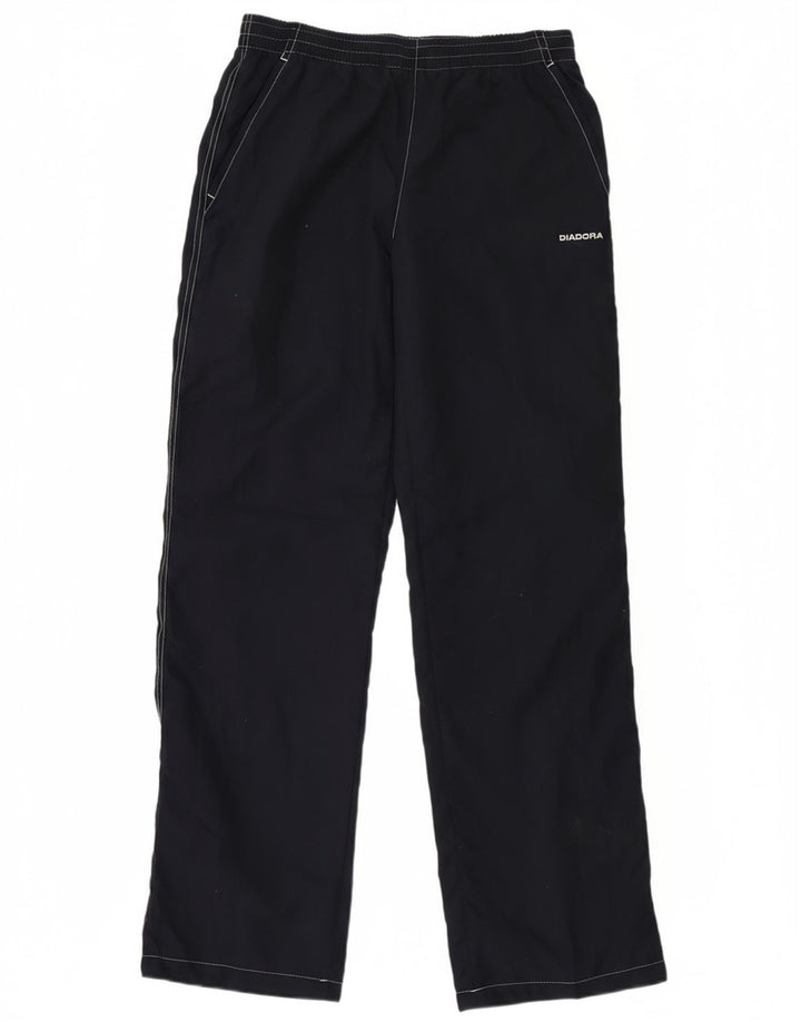 DIADORA Mens Tracksuit Trousers Medium  Navy Blue Polyester