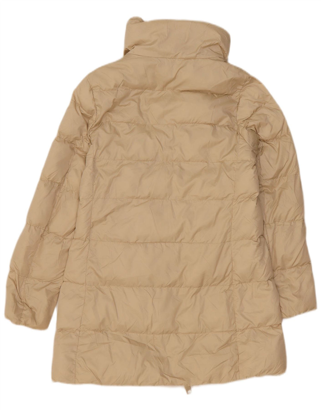Женское стеганое пальто Massimo Dutti UK 10, маленький белый полиэстер