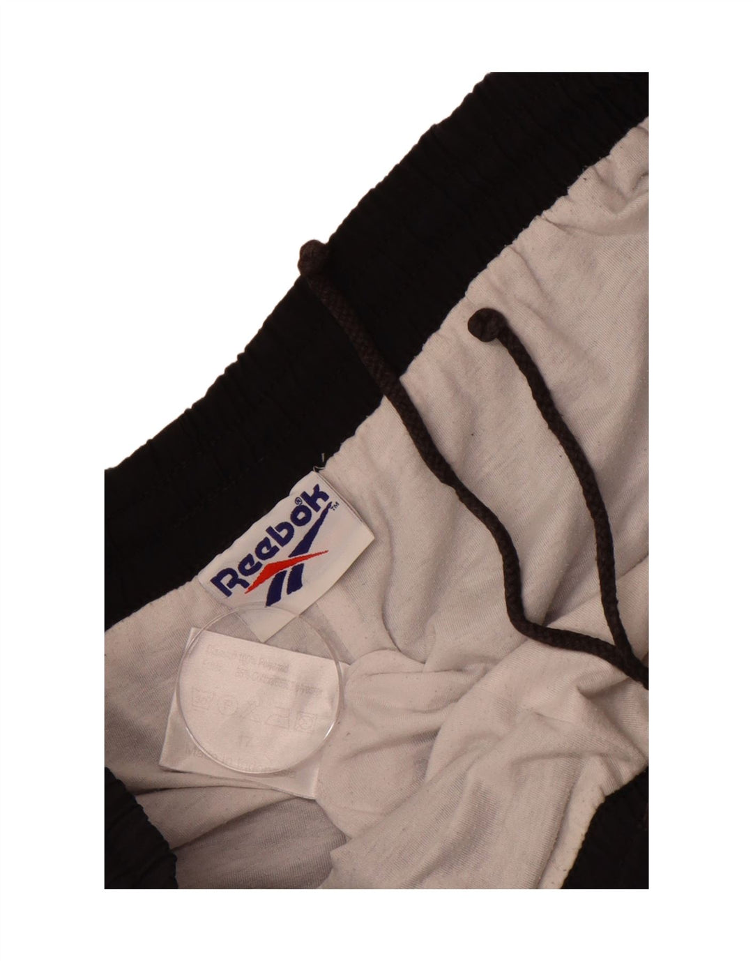 REEBOK Mens Tracksuit Trousers Joggers Medium  Black Polyamide Vintage Reebok and Second-Hand Reebok from Messina Hembry 