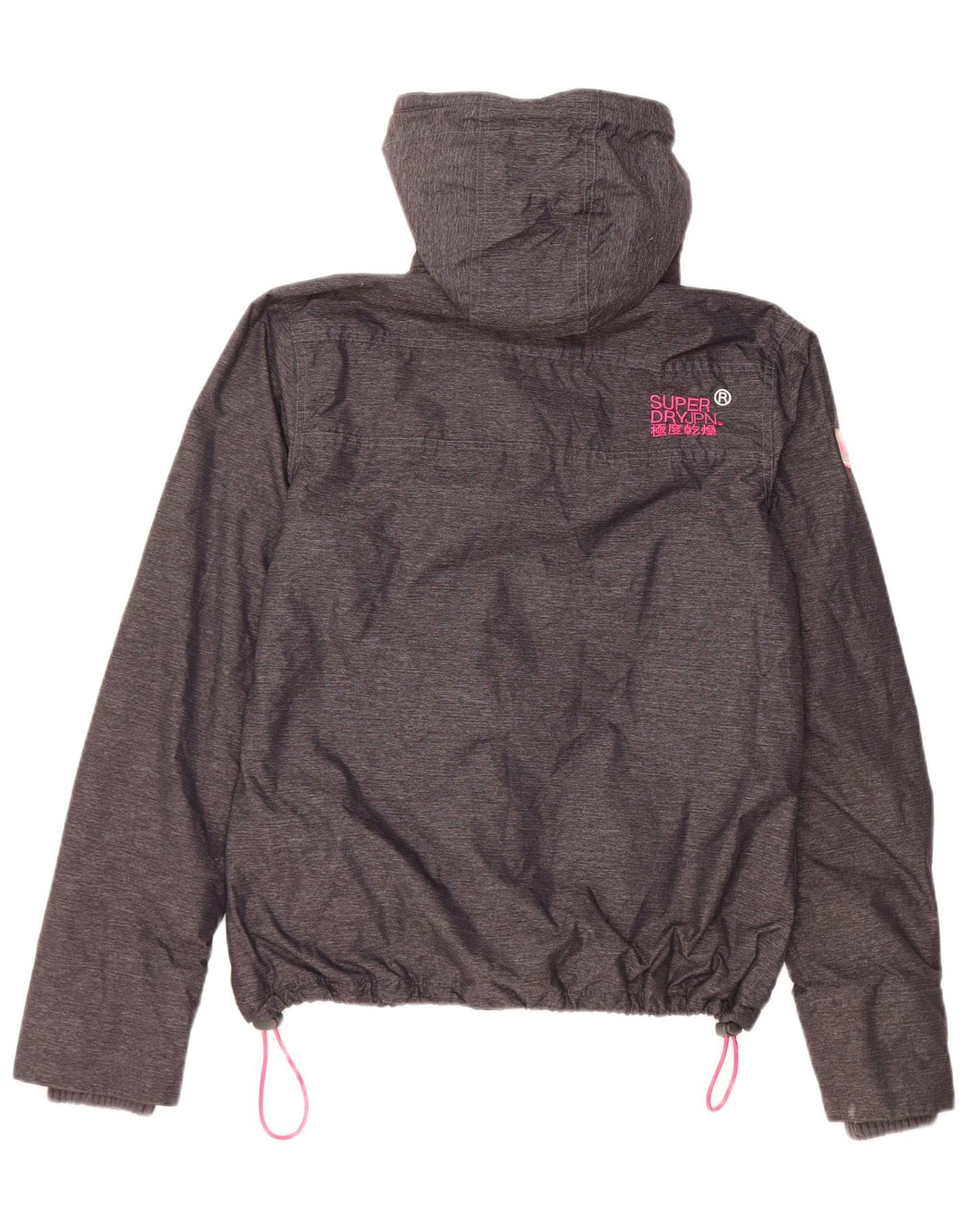 Женская ветровка с капюшоном Superdry UK 14, средний черный