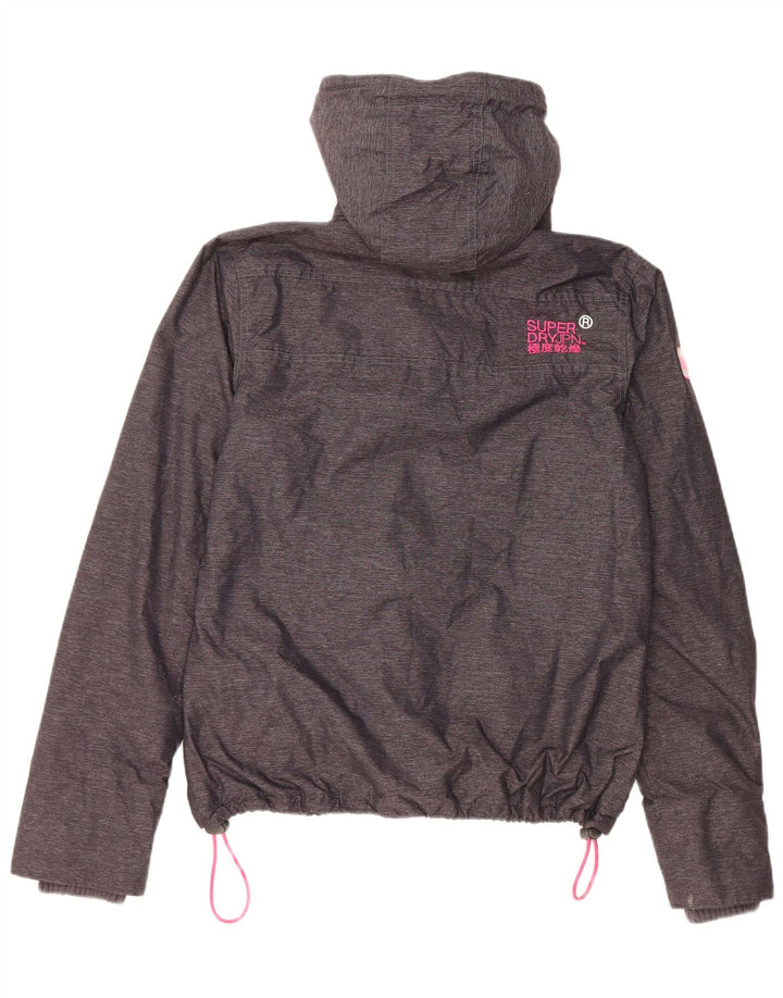Женская ветровка с капюшоном Superdry UK 14, средний черный