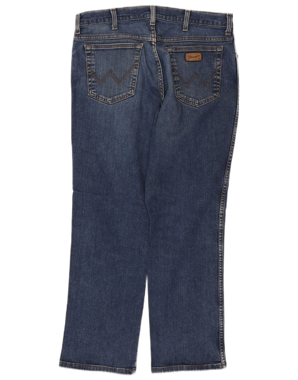 Мужские прямые джинсы WRANGLER Texas Stretch W36 L30, синий хлопок