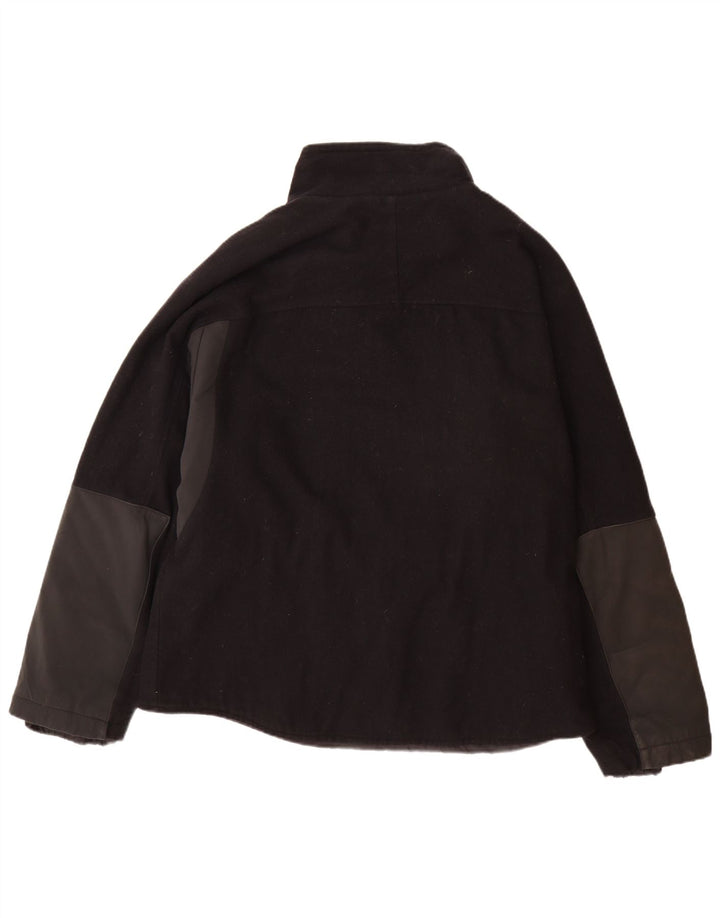Мужская куртка Tommy Hilfiger UK 44 2XL, черная, шерсть с цветными блоками
