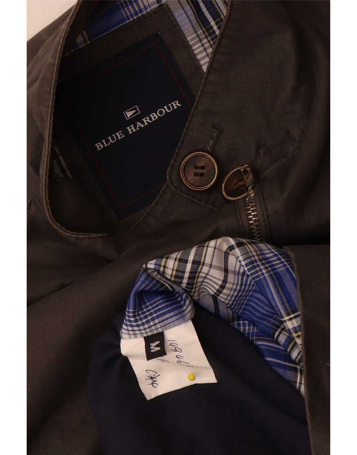 Мужская куртка-бомбер Marks & Spencer Blue Harbour UK 38 средний серый