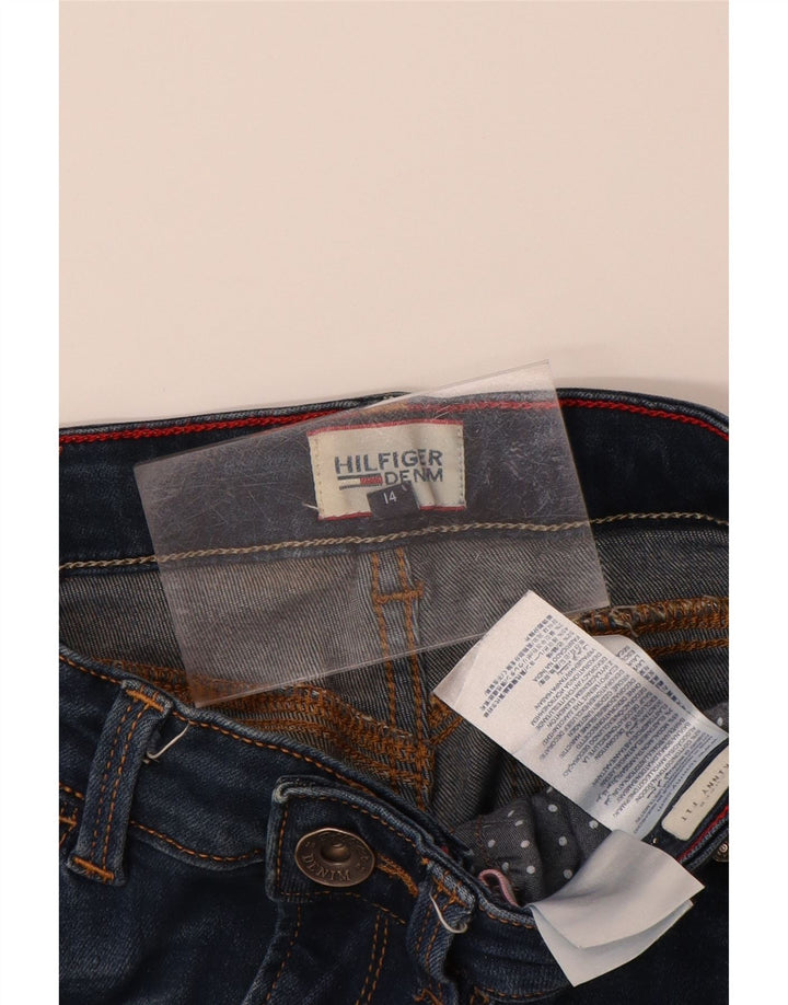 TOMMY HILFIGER Джинсы скинни для мальчиков 13–14 лет W26 L29, синий хлопок