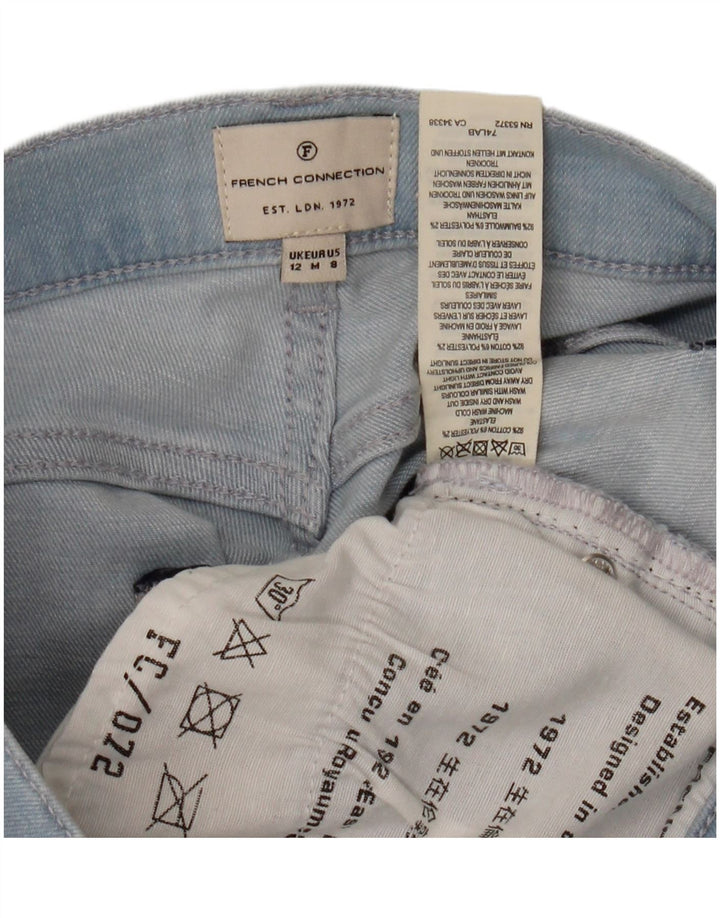 Женские узкие джинсы FRENCH CONNECTION UK 12, средний размер W30 L28, синий хлопок