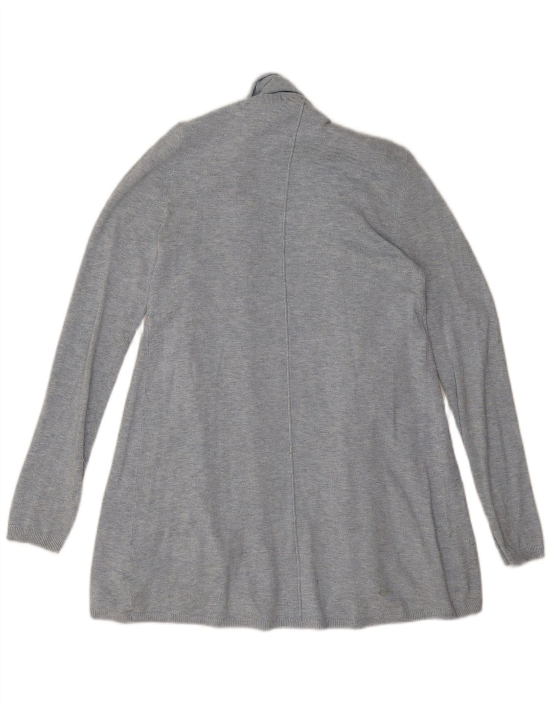Женский открытый кардиган Zara UK 14, вискоза среднего серого цвета