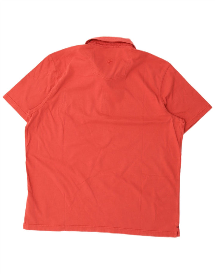 Мужская рубашка поло Fat Face 2XL, красный хлопок