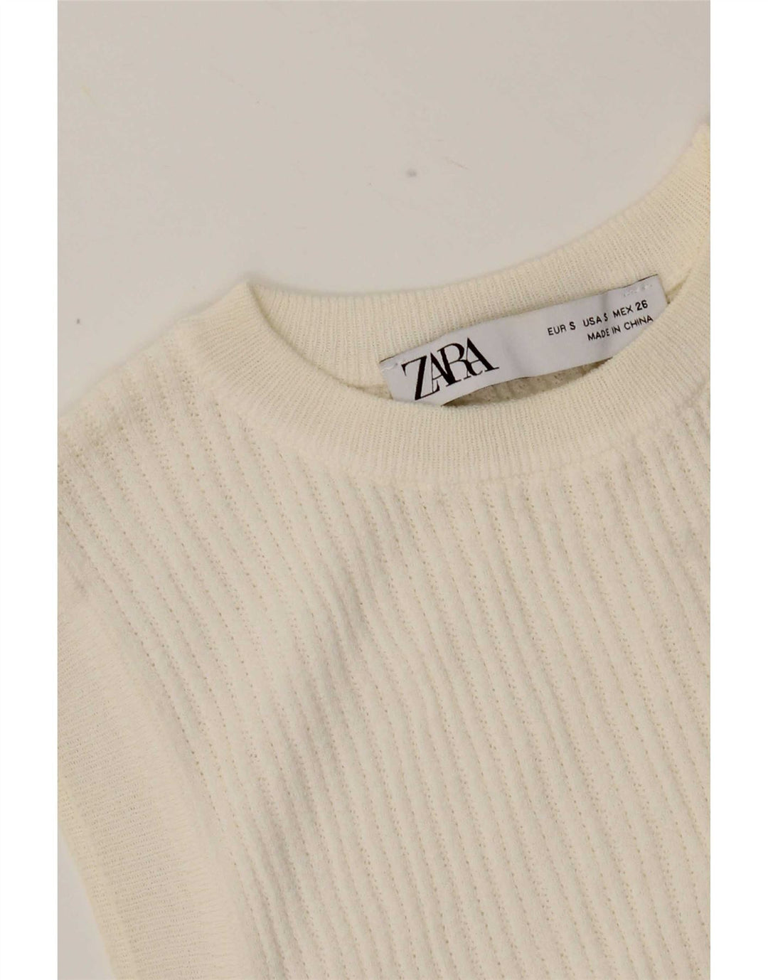 Женский укороченный жилет Zara UK 8, маленький белый