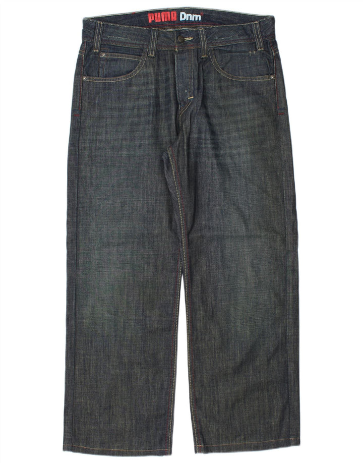 Мужские прямые джинсы Puma W32 L28 темно-синие, хлопок