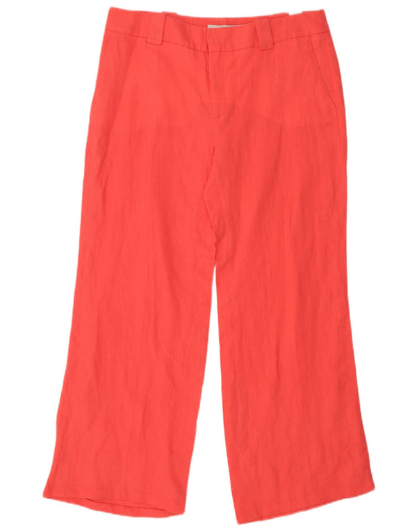 Женские широкие брюки чинос Zara EU 42, большие W32 L29, розовый лен
