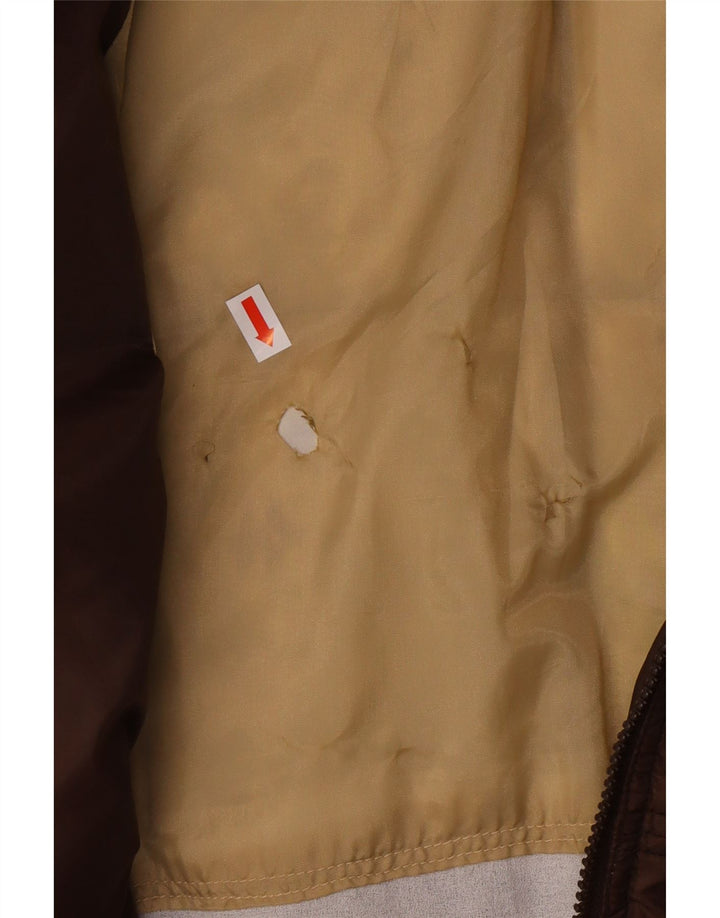 Женская стеганая куртка ESPRIT UK 16, большая, коричневый, нейлон