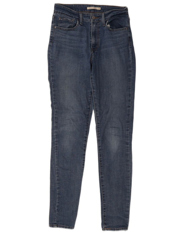 Женские джинсы скинни Levi's 721 с высокой посадкой W28 L32, синие, хлопок