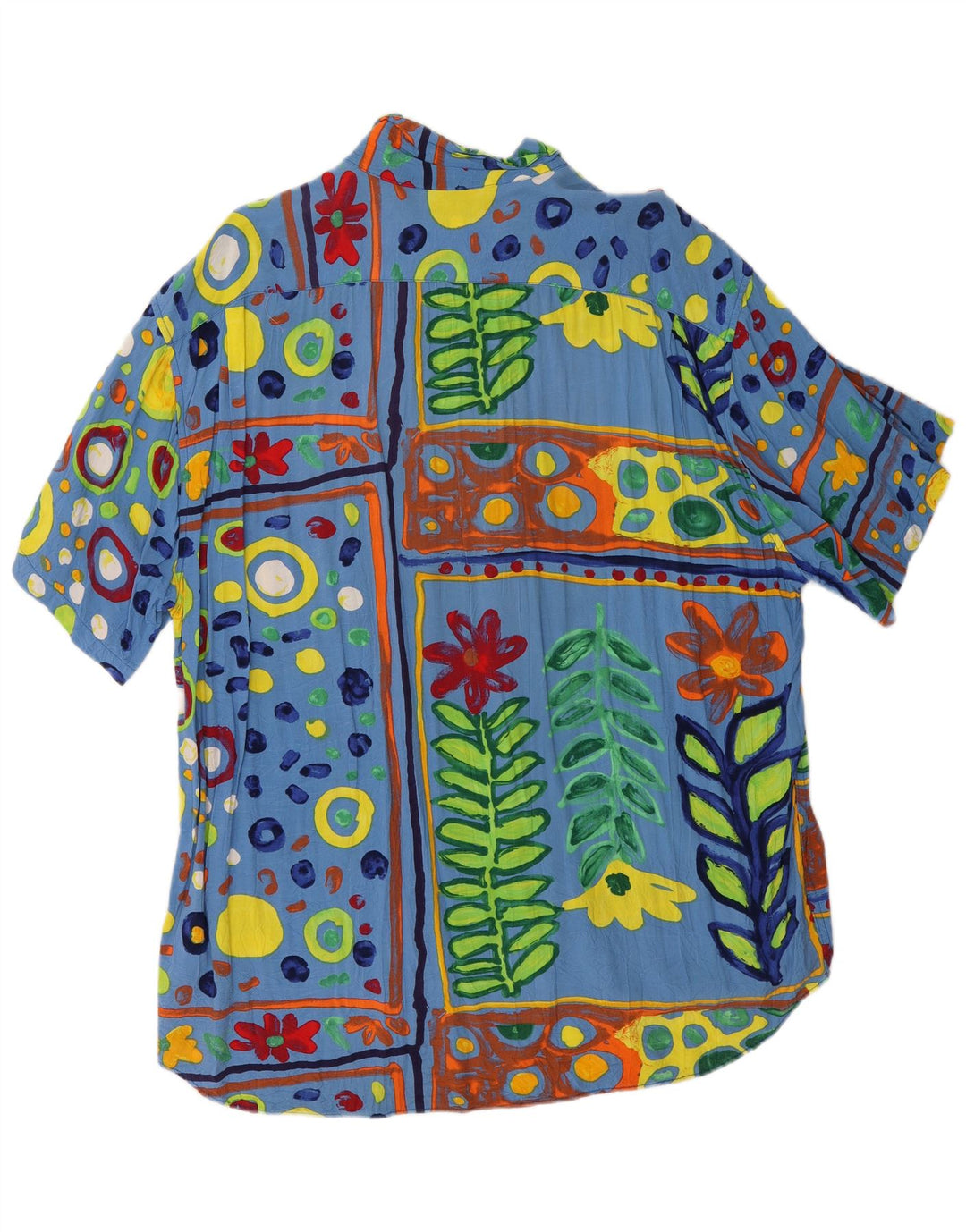 JAMS WORLD Мужская рубашка с коротким рукавом XL Разноцветный цветочный принт