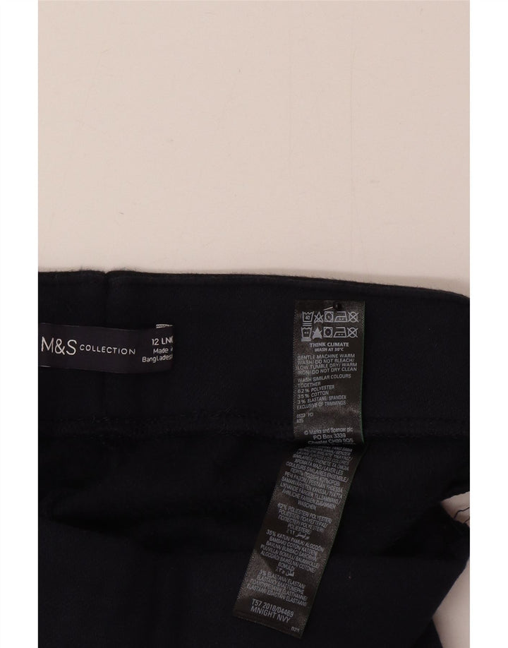 Женские леггинсы Marks & Spencer UK 12, средний темно-синий, полиэстер