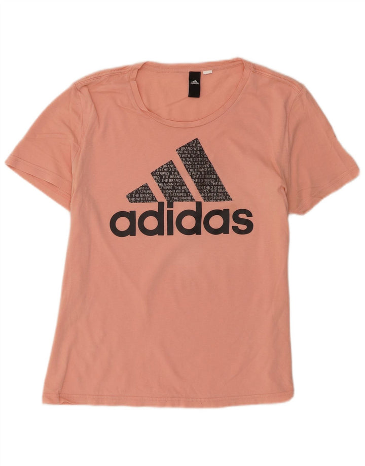 Женская футболка с рисунком Adidas Top UK 14 Medium Orange
