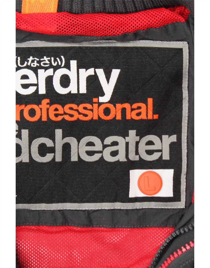 Мужская ветровка-дождевик Superdry UK 40, большой серый нейлон