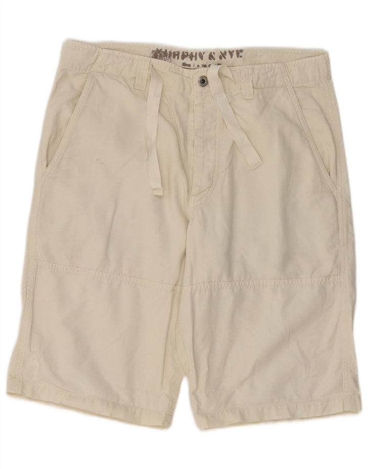 Мужские шорты чинос Murphy & Nye Medium W32, бежевый хлопок