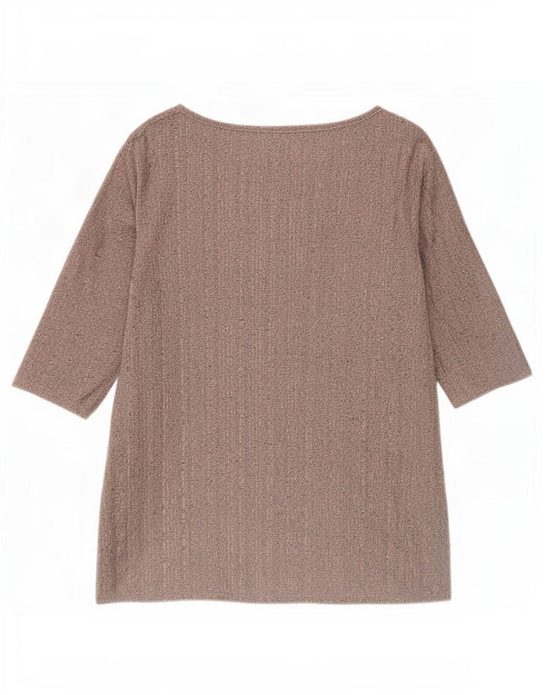 Женский топ Zara с рукавом 3/4 UK 10, маленький розовый