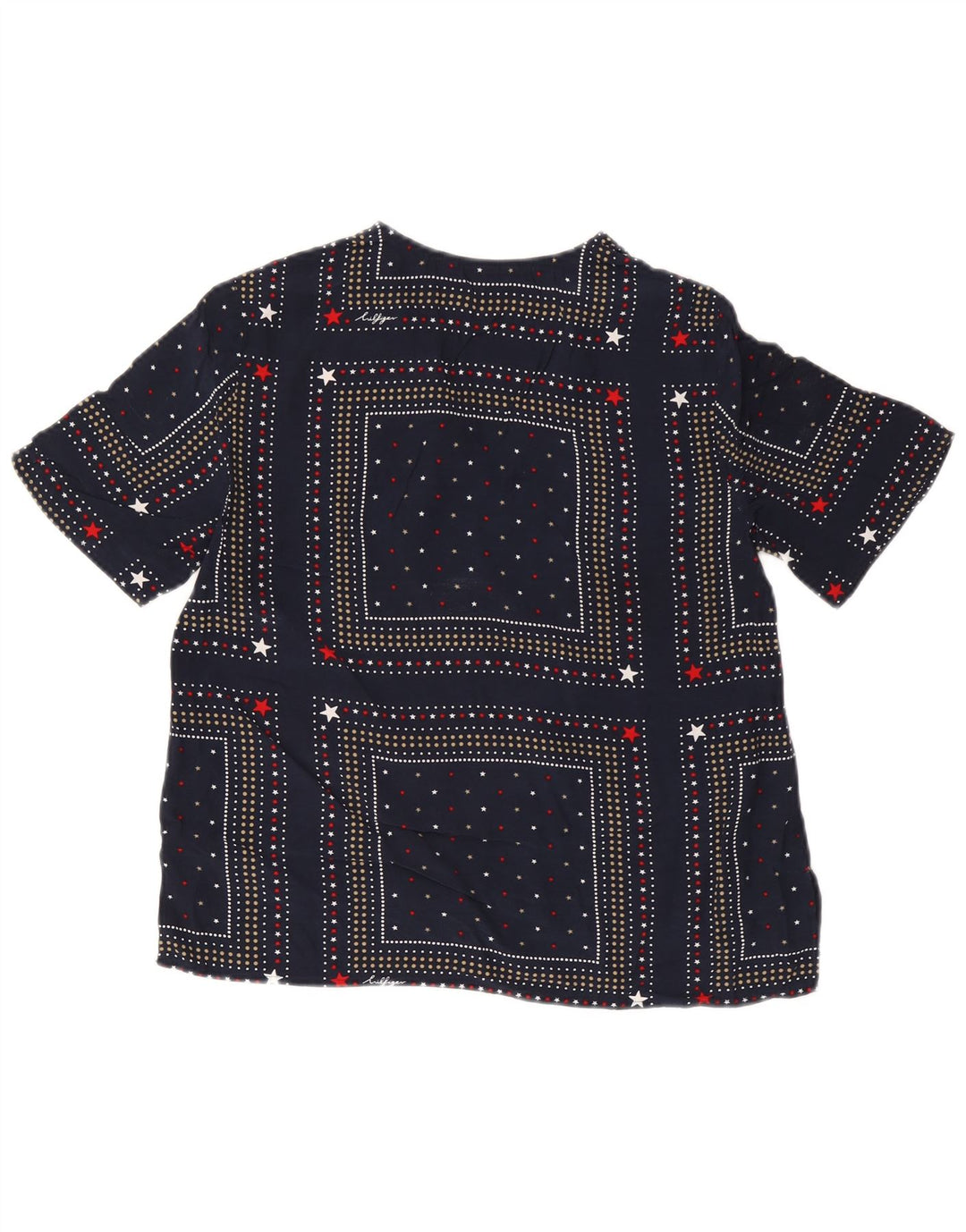 Женская блузка Tommy Hilfiger Top US 6 Medium Navy Blue Spotted