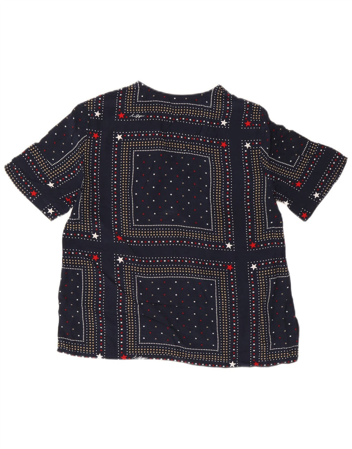 Женская блузка Tommy Hilfiger Top US 6 Medium Navy Blue Spotted