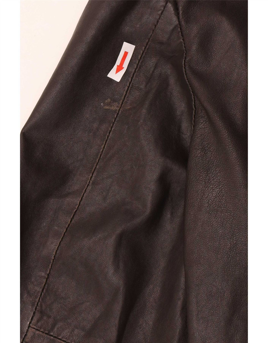 Мужская кожаная куртка Superdry в стиле милитари UK 42 XL Коричневая