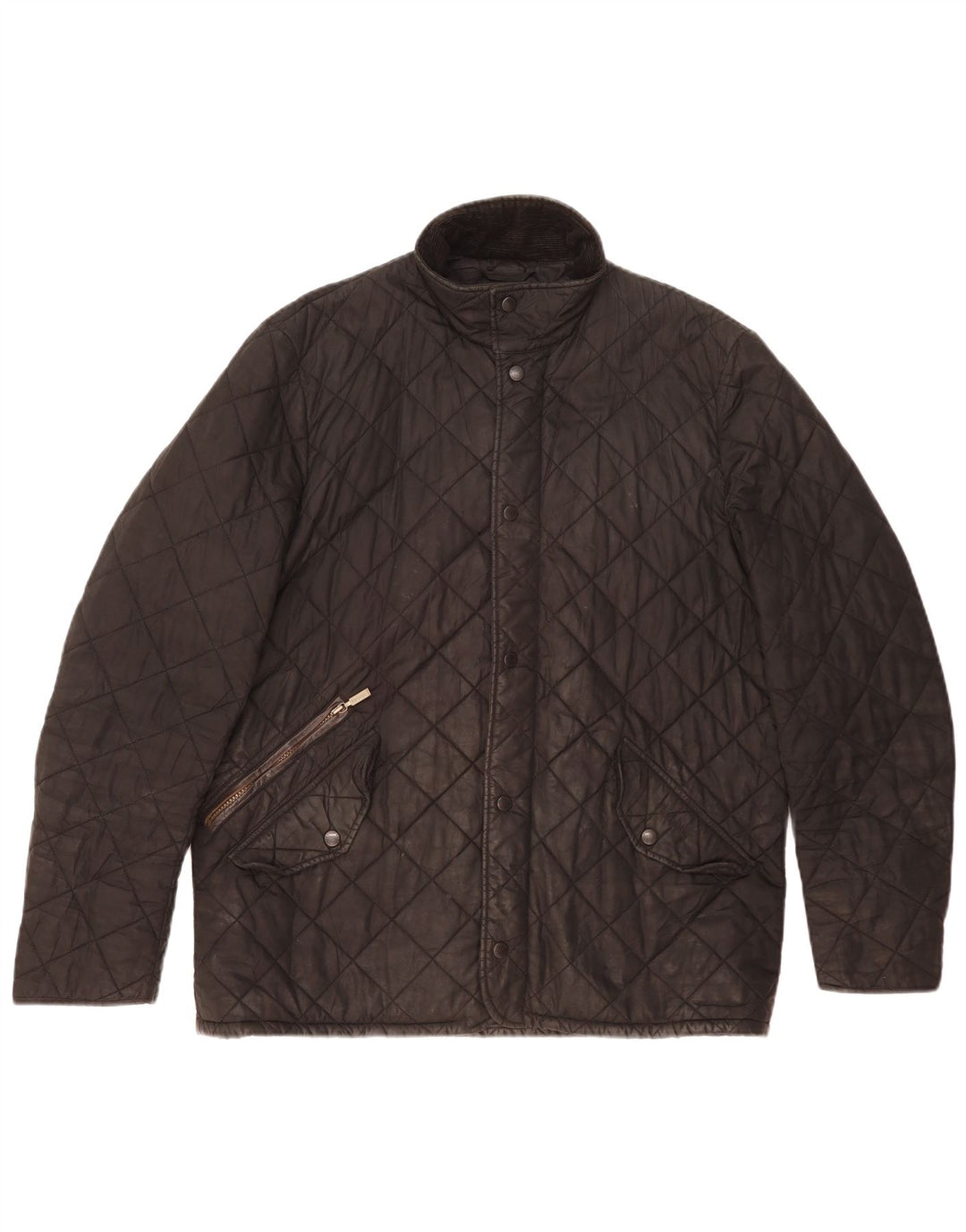 Мужская стеганая куртка Barbour UK 40, большая черная