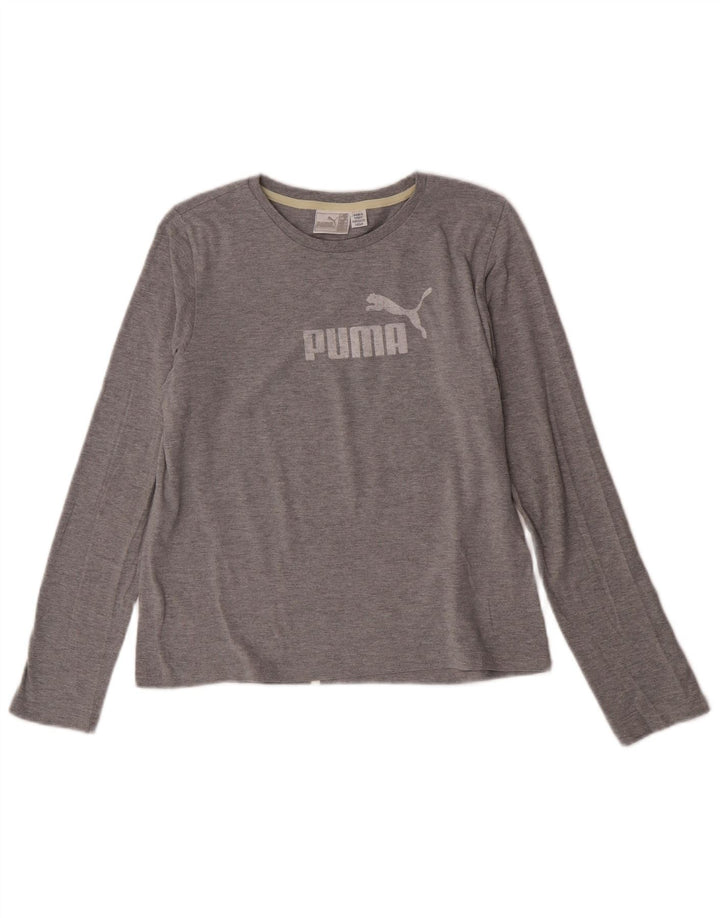 Женский топ с длинным рукавом Puma UK 14, большой серый
